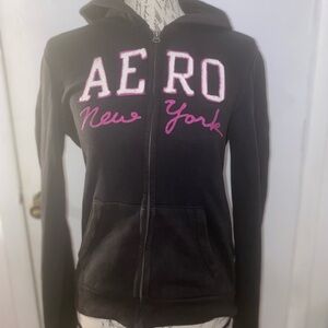 Black Aeropostale hoodie.